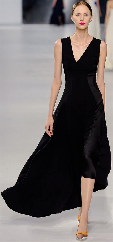 christian dior dress black